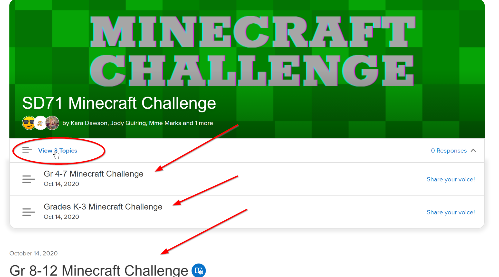 Minecraft Challenge iPad Screencast Learn71