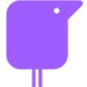 Screenshot Reader Extension icon - purple bird icon