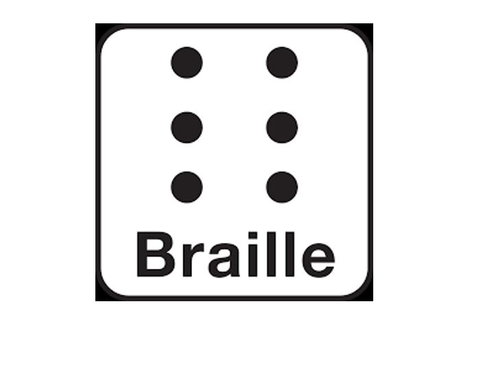 6 dot braille cell and word braille
