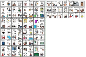 Schedule items for visuals