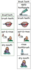 brush teeth visuals