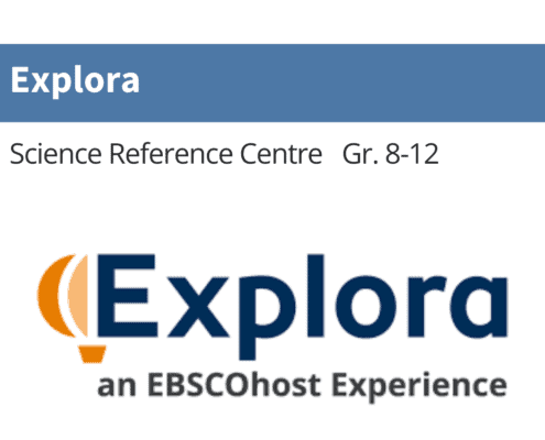 icon image with text explaining the app for explora science