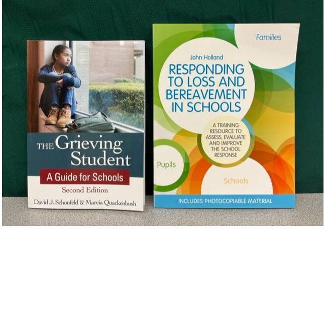 2 book covers that are geared for schools as resources support materials