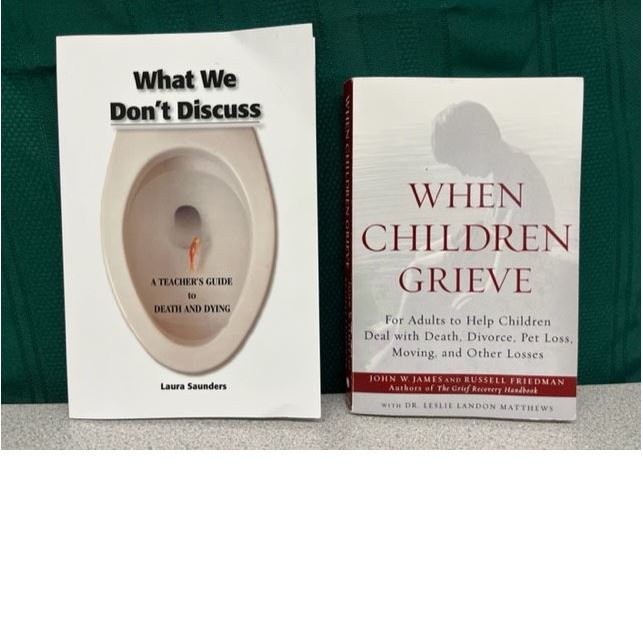 2 book covers with books geared toward adult focused resources