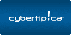 cybertips for parents white text on blue background