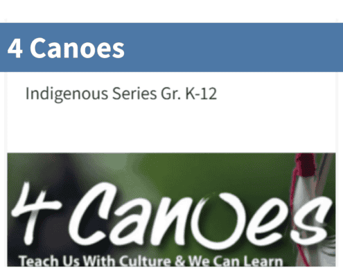 icon image with text explaining the app for 4 Canoes