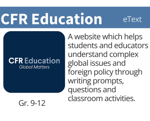 icon image with text explaining the app for cfr education