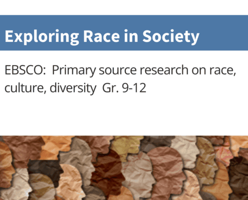 icon image with text explaining the app for exploring race in society