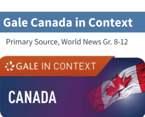 icon image with text explaining the app for Gale Canada