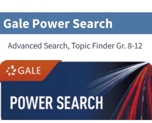 icon image with text explaining the app for Gale Power Search