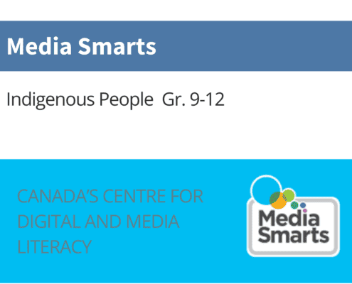 icon image with text explaining the app for Media Smarts Indigenous