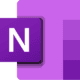 OneNote icon white 