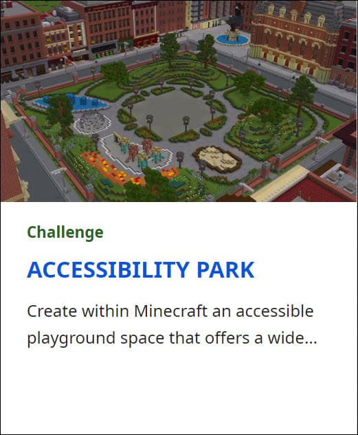 Mniecraft Accessibility Park