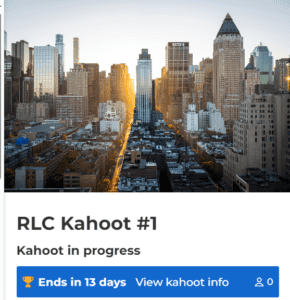 RLC Kahoot 1