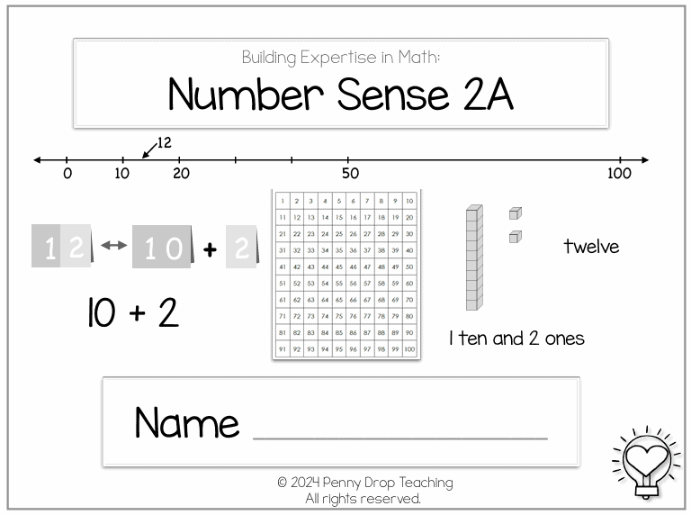 Number Sense Booklet