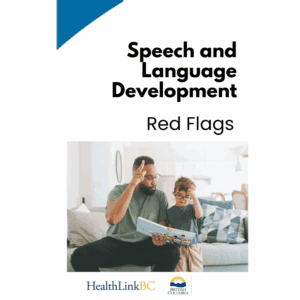 screenshot of speech and language development: male interacting with young male doing some sign language