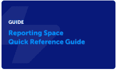 screenshot of SpacesEDU quick reference guide for rerporting space
