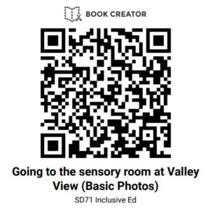 QR code Basic Sensory Room Book Creator