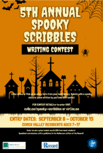 Spooky Scribbles Flyer 2025