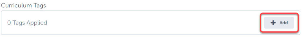 Click on Add to add tags