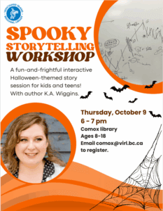 Spooky Writing Workshop Poster