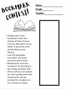 Aspen Bookmark Contest Template