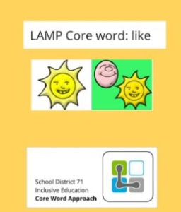 LAMP Core Word: Like Book