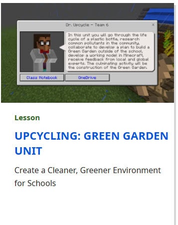 Minecraft Green Garden unit