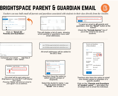screenshot of guardian parent email