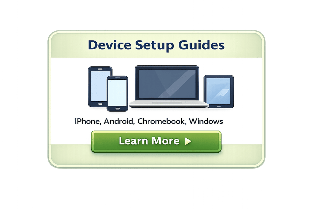Device Setup Guides