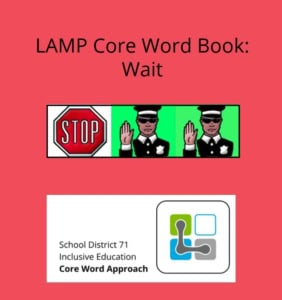 LAMP Core Word Book Wait