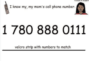 phone number board screenshot