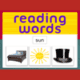 Reading words icon