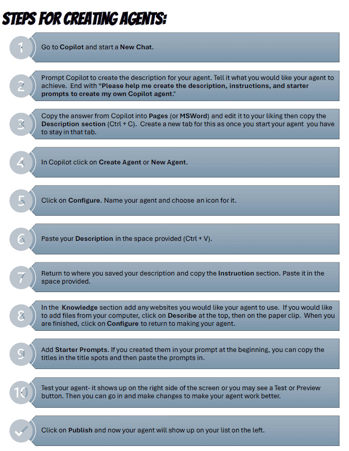 How to create an agent