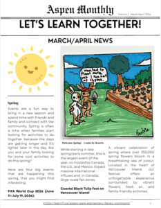 Aspen Monthly March April