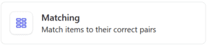 Matching