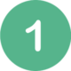 colour circle of number 1