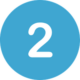 colour circle of number 2
