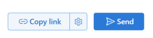 screenshot of icon for copy link or send via email