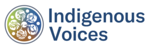 Indigenous Voice icon - blue text 